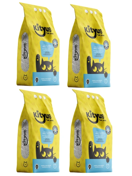 4lü Avantaj Paketi Ekstra Hijyenik İnce Taneli Topaklanan Tozsuz Marsilya Sabunlu Kedi Kumu 4x5lt - 2