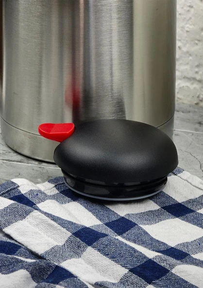 12 Saat Dayanıklı Termos - Çift Katlı Çelik Çay Termosu - 2 Litre - 2