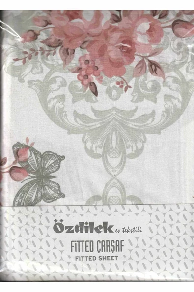 Özdilek Lastikli Çarşaf Seti %100 Pamuk Ranforce 160 x 200 Çift Kişilik Yesıl