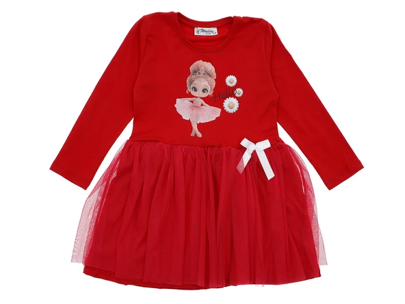 Kız Çocuk Tüllü Elbise - 5