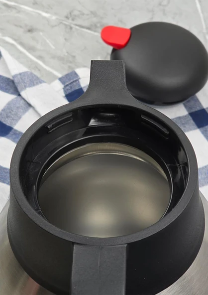 12 Saat Dayanıklı Termos - Çift Katlı Çelik Çay Termosu - 2 Litre - 3