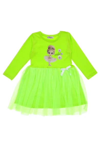 Kız Çocuk Tüllü Elbise - 2