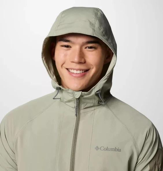 Columbia Men's Tall Heights™ II Hooded Softshell Hiking Jacket WO0923 - Resim 4