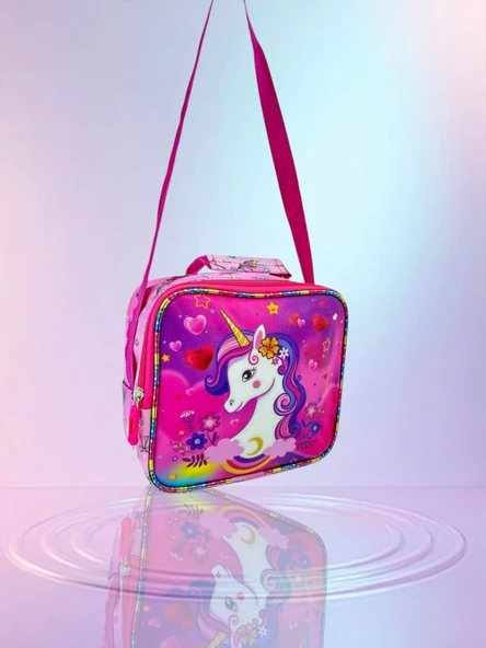 Relaxion Simli Unicorn Desenli Thermal Beslenme Çantası 3323-9 - 2