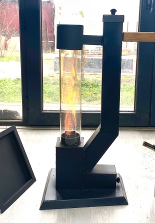 FÜZE PELET SOBASI İÇİN UYGUN 60 CM UZUNLUKTA CAM - 2