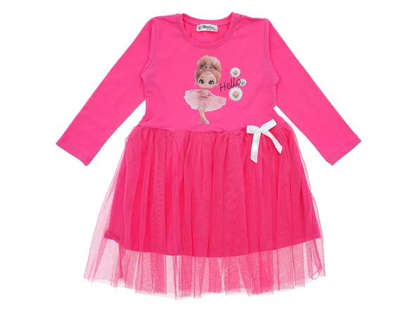 Kız Çocuk Tüllü Elbise - 7