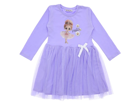 Kız Çocuk Tüllü Elbise - 6