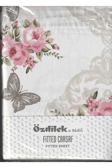 Özdilek  Lastikli Çarşaf  %100 Pamuk Ranforce 160 x 200 Çift Kişilik Bej