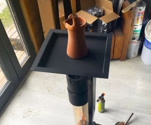 Füze Pelet Soba için TEPSİ APARATI, pişirme için kullanılır