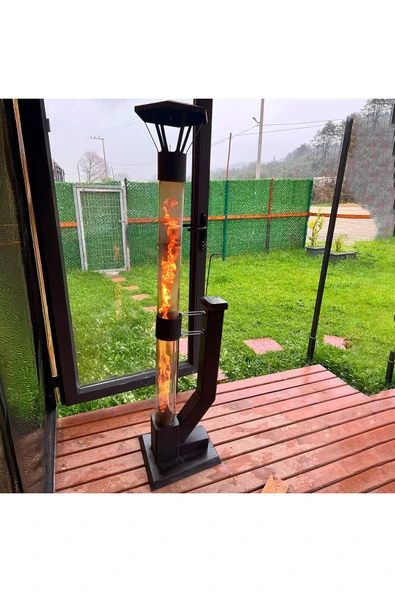 DUMANSIZ FÜZE-ROKET SOBA - PELET SOBASI 120 CM CAM