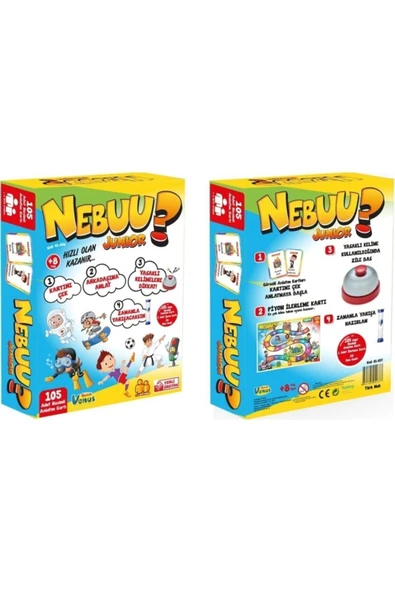 VENÜS Oyuncak Nebuu Junior Kutu Oyunu - 2