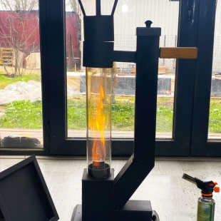 FÜZE PELET SOBASI İÇİN UYGUN 60 CM UZUNLUKTA CAM