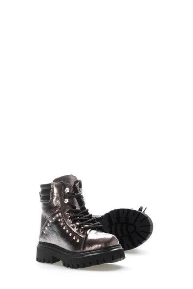 Hakiki Deri Kürklü  Unisex Çocuk Klasik Bot 612KFA1589-2 - 8
