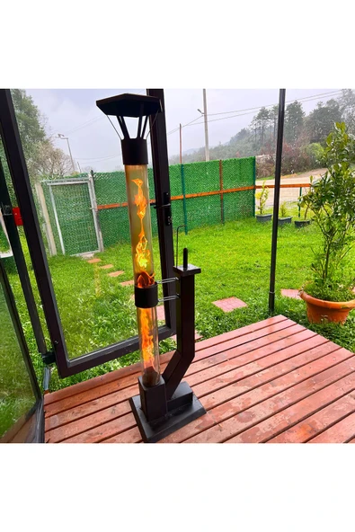 DUMANSIZ FÜZE-ROKET SOBA - PELET SOBASI 120 CM CAM - 5