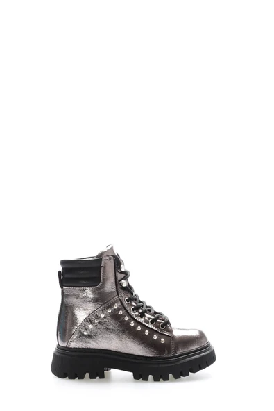 Hakiki Deri Kürklü  Unisex Çocuk Klasik Bot 612KFA1589-2 - 6