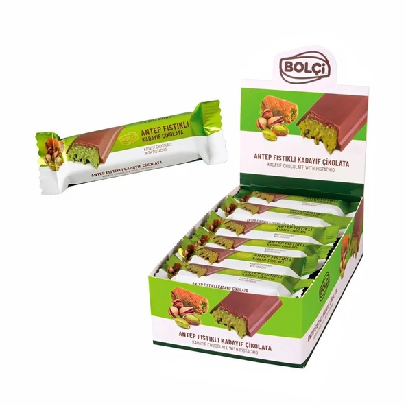 BOLÇİ 30 GR ANTEP FISTIKLI KADAYIF DOL.SÜT.ÇİK. 24  LÜ