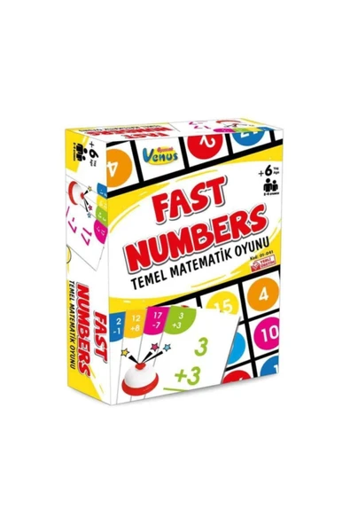 VENUS OYUNCAK Fast Numbers Temel Matematik Kutu Oyunu