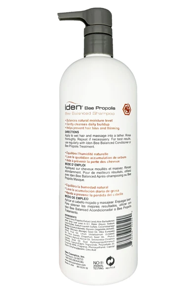 Iden Bee Balanced Propolis Özlü Dengeleyici Şampuan 946ML - 2