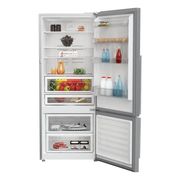 ALTUS ALK 474 XIE E Enerji Sınıfı 532 L Alttan Donduruculu No Frost Buzdolabı Inox - 2