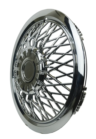 Jant Kapağı Kırılmaz Telli 13" ABS Krom Paslanmaz 4'lü (TAKIM OLARAK) - 4