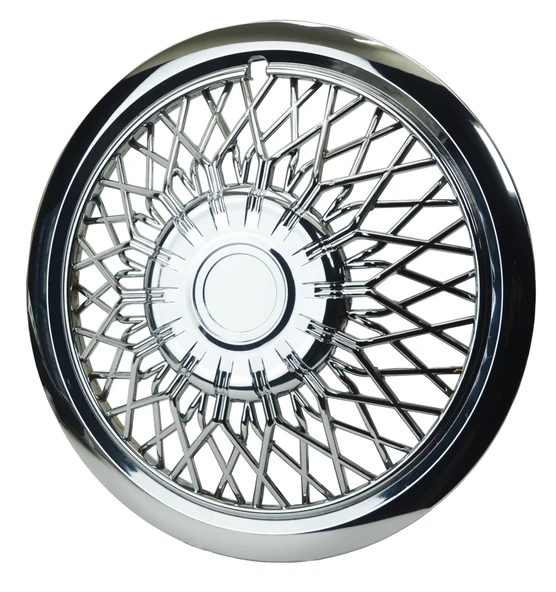 Jant Kapağı Kırılmaz Telli 15" ABS Krom Paslanmaz 4'lü (TAKIM OLARAK) - Resim 3