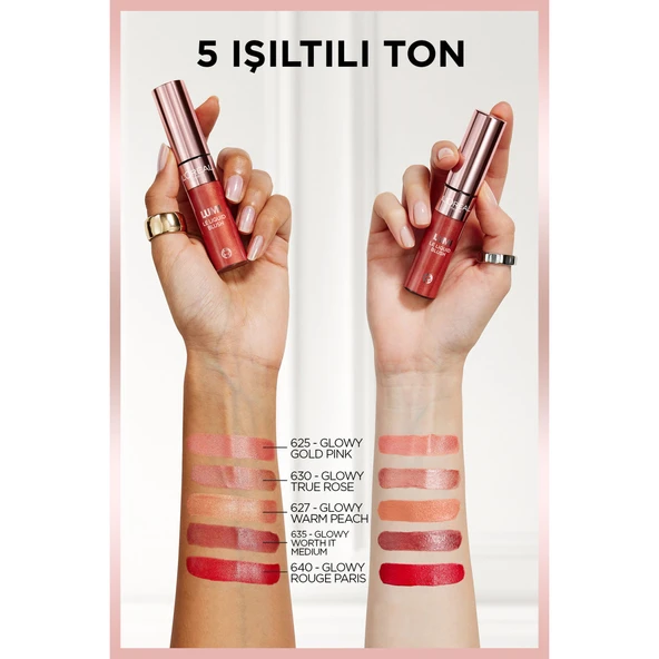 L’Oréal Paris Lumi Blush Likit Allık - 640 Glowy Rouge Paris - 5