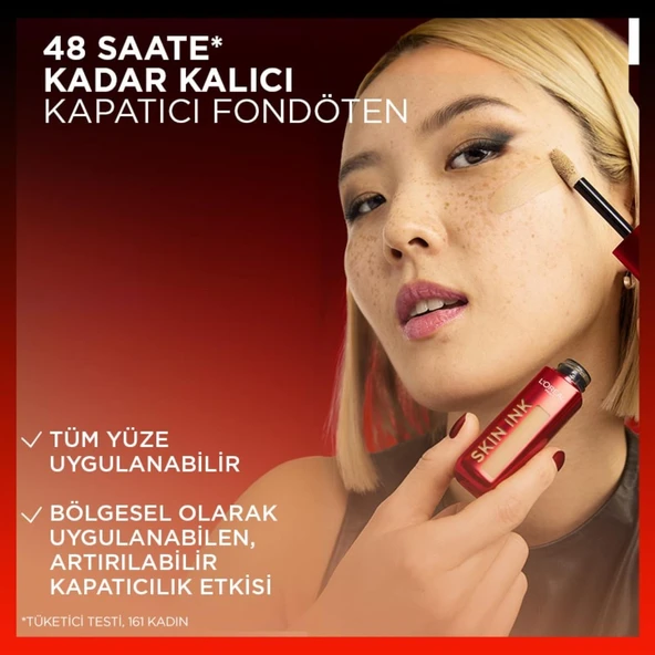 L'Oréal Paris Skin Ink Gün Boyu Kapatıcı Fondöten - Nötr Alt Ton 15 - 2
