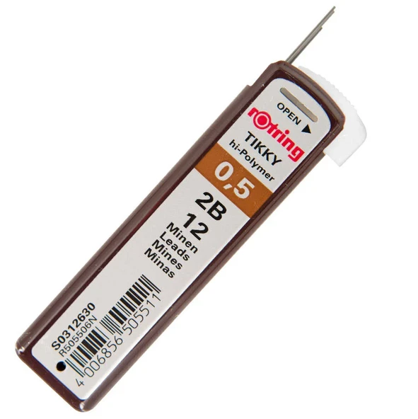 Rotring Min Hi-Polymer 2B 0.5 MM S0312630 - 2