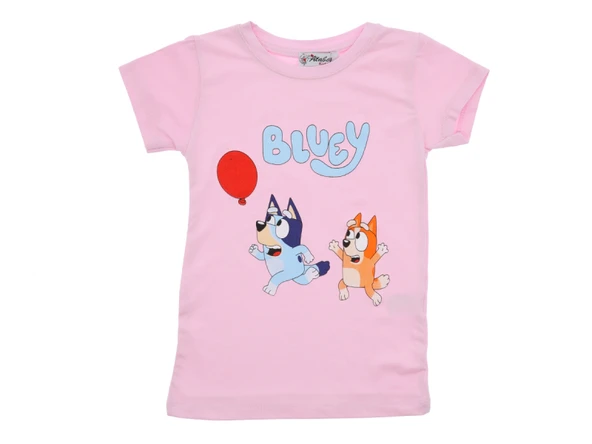 Kız Çocuk T-Shirt Bluey Baskılı - 5