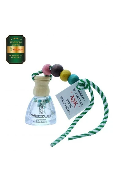 Meczub Parfüm Serisi Burberryy 5 Adet 10 ml Üçgen Şişe Oto Kokusu Araç Araba Parfümü