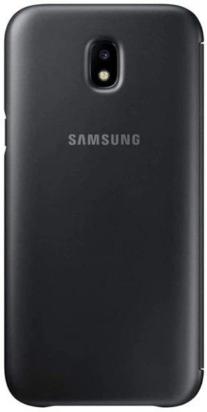 Samsung Galaxy J5 2017 (J530) Wallet Cüzdan Kılıf, Siyah EF-WJ530CBEGME - Resim 3