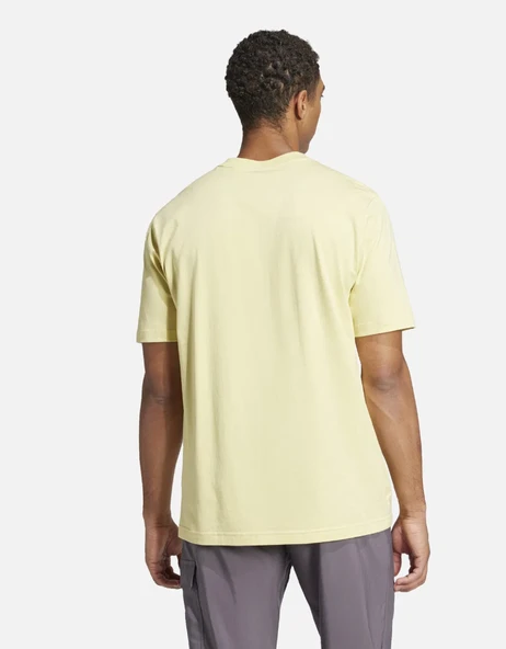 adidas Sportswear Essentials Linear Single Jersey Short-Sleeve Erkek Tişört JE9003 - 2