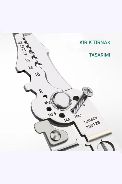 Elektrikçi Pense Çok Fonksiyonlu Paslanmaz Çelik 28 in 1 Otomotiv - Resim 9