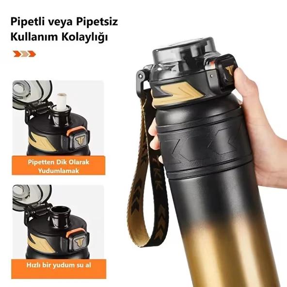 Vagon Life Tkk Termos Çelik 500 ML T2022 Altın - 3