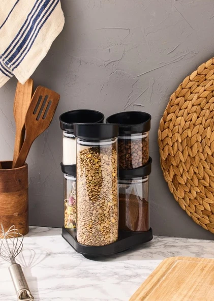 Aryıldız Fıne 6 Parça Saklama Kabı Seti Standlı