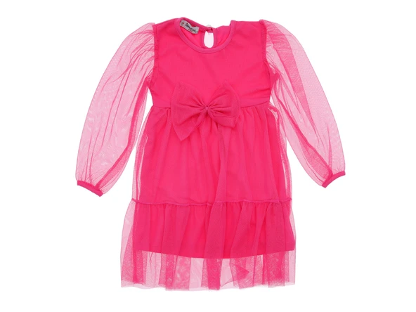 Kız Çocuk Elbise Tüllü Yeni Sezon - 2