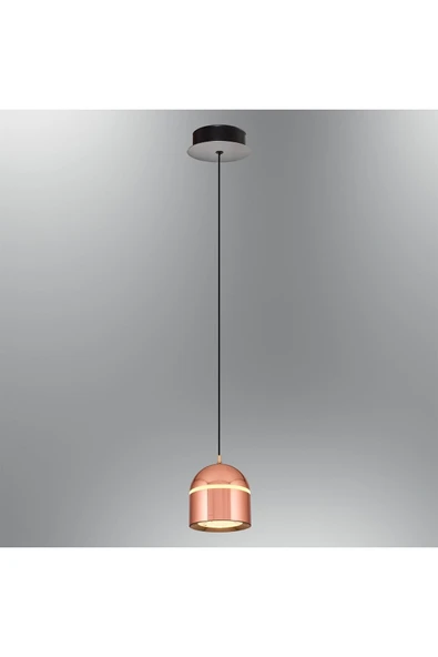 Luna Lighting 2808-1A-32 Domm Tekli Sarkıt ROSE GOLD