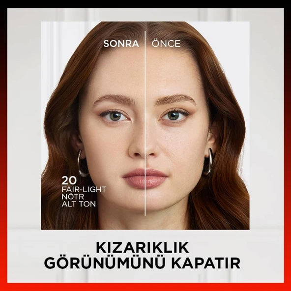 L'Oréal Paris Skin Ink Gün Boyu Kapatıcı Fondöten - Nötr Alt Ton 20 - 6