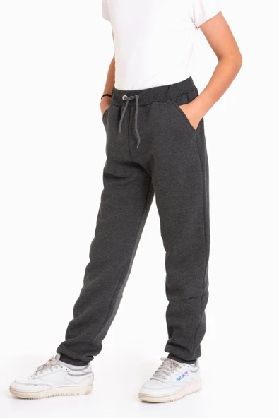 TRİLİYA-6-16 Yaş Çocuk Eşofman Altı – İçi Polarlı, Şardonlu Üç İplik Eşofman | Okul, Spor ve Günlük Kullanım TRL-54 - 2