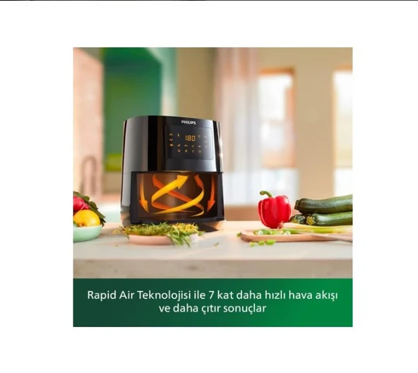 Philips Airfryer 3000 Serisi HD9252/90 Essential L 4.1 lt Yağsız Fritöz - 4