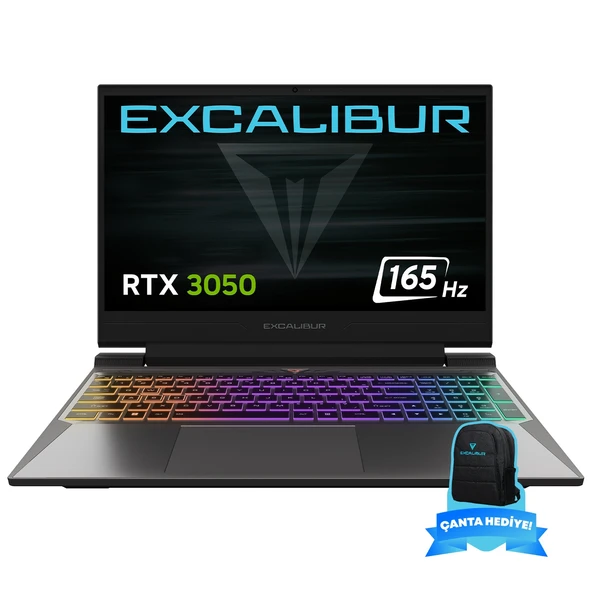 Casper Excalibur G870.1342-DVJ0X-C Intel Core i5-13420H 32GB RAM 500GB NVME SSD 6GB RTX3050 165HZ Freedos