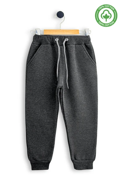 TRİLİYA-6-16 Yaş Çocuk Eşofman Altı – İçi Polarlı, Şardonlu Üç İplik Eşofman | Okul, Spor ve Günlük Kullanım TRL-54 - 5