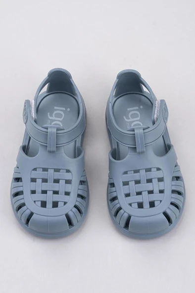 İgor S10271-225 TOBBY SOLID Unisex Çocuk Sandalet Gri 20-29 - 3