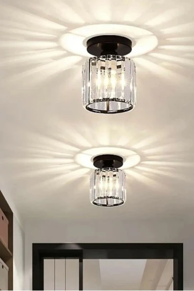 Luna Lighting Luxury Siyah Plafonyer Avize - 2