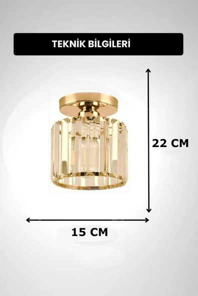 Luna Lighting Luxury Plafonyer Gold Avize - 2
