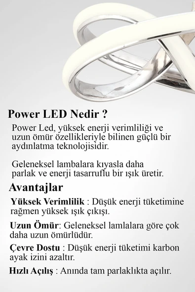 Luna Lighting Vino Riserva Model Krom Kaplama Metal Salon Mutfak Oturma Yatak Odası Modern Led Sarkıt Avize - 4