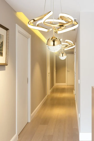 Luna Lighting Modern Luxury Modern Led Avize 2'li Set