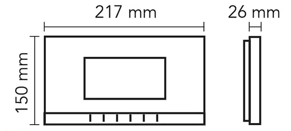 AUDİO 7'' INÇ ŞUBE 001148 BEYAZ BUTONLU KAPAK DAHİL - 3