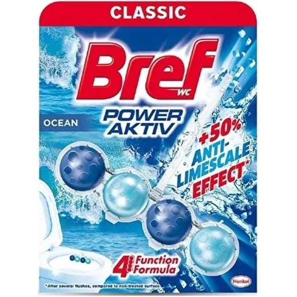 Bref Power Aktiv Klozet Bloğu Okyanus Kokulu  (5 Li Set) (5PK*1) - Resim 2