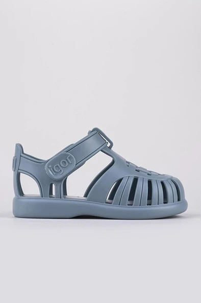 İgor S10271-225 TOBBY SOLID Unisex Çocuk Sandalet Gri 20-29 - 2